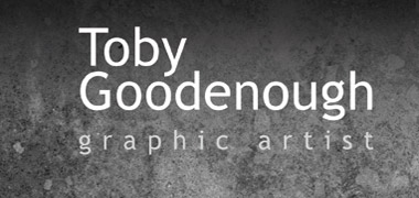 Toby Goodenough, graphic artist, black texture